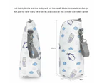 Insulated Baby Bottle Bag Breastmilk Cooler Bag, Reusable Baby Bottle Tote Bag,Penguin