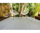 Outdoor Rug - Herringbone Cool Grey