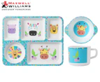 Maxwell & Williams 3-Piece Kasey Rainbow Critters Collection Melamine Dinner Set - Blue