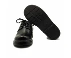 Ted Boys Leather School Shoes Black Lace-Up