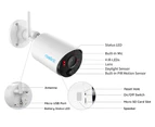 Reolink Outdoor Wireless Security Camera Battery Powered Argus Eco