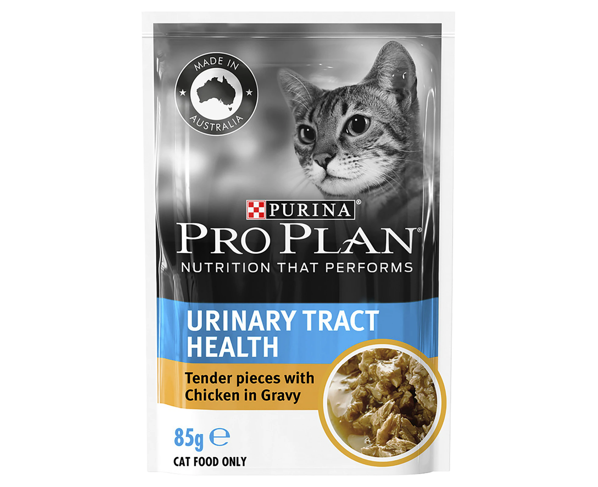 Pro Plan Adult Urinary Tract Health Wet Cat Food Chicken Tender 12 x 85g