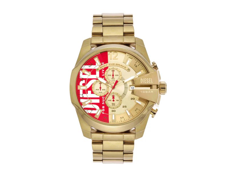 Diesel Mega Chief Gold Watch DZ4642