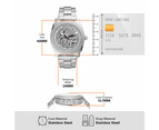 Fossil Machine Silver Watch ME3252