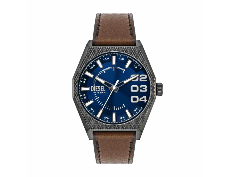 Diesel Scraper Brown Watch DZ2189