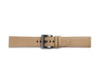 Samsung Classic Leather Strap for Gear Sport - Beige +  White