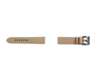 Samsung Classic Leather Strap for Gear Sport - Beige +  White