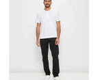 Target Australian Cotton Henley T-Shirt - White