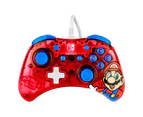 PDP Gaming Rock Candy Wired Nintendo Switch Gaming Controller Super Mario Bros.