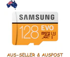 Samsung Evo 128GB Micro SD Card SDXC 100MB/S Class 10 Phone TF Card Memory Video