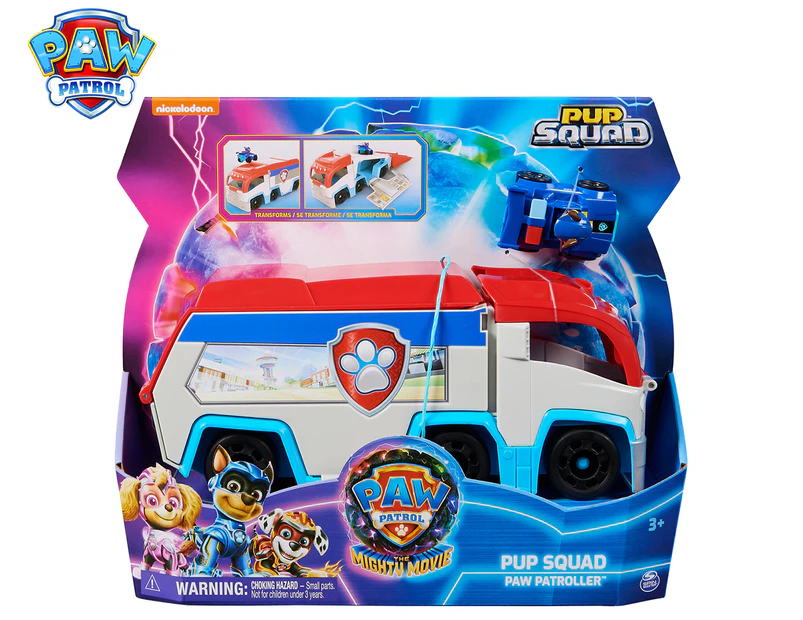 Paw Patrol: The Mighty Movie Pup Squad Paw Patroller Toy