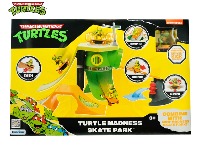 Teenage Mutant Ninja Turtles Turtle Madness Skate Park Playset