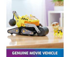 Paw Patrol: The Mighty Movie Rubble Mighty Movie Bulldozer Toy