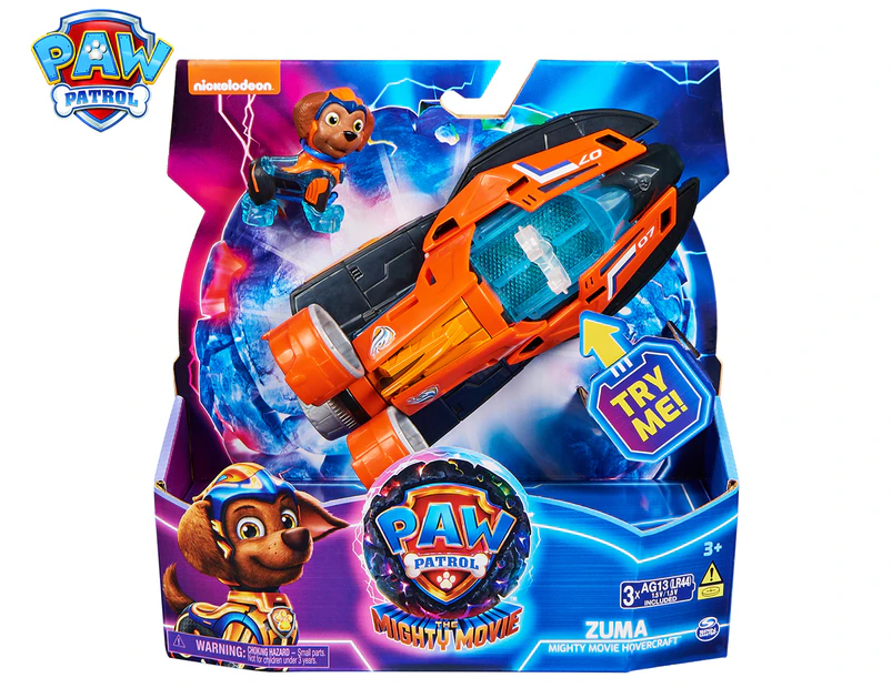 Paw Patrol: The Mighty Movie Zuma Mighty Movie Hovercraft Toy