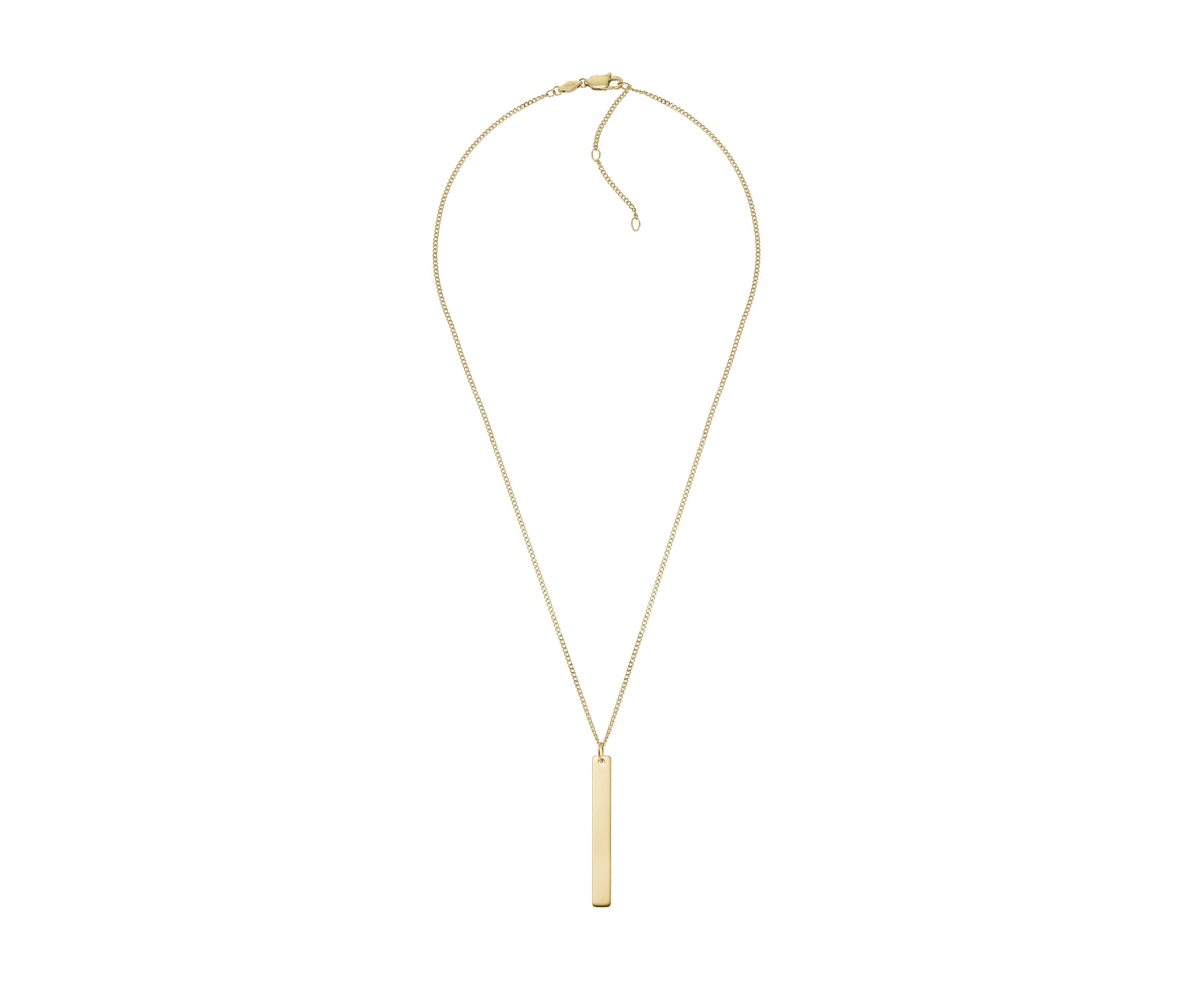 Fossil Drew Gold Pendant JF04552710 | M.catch.com.au