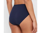 Target 2 Pack Everyday Cotton High Cut Briefs with Aloe - Blue