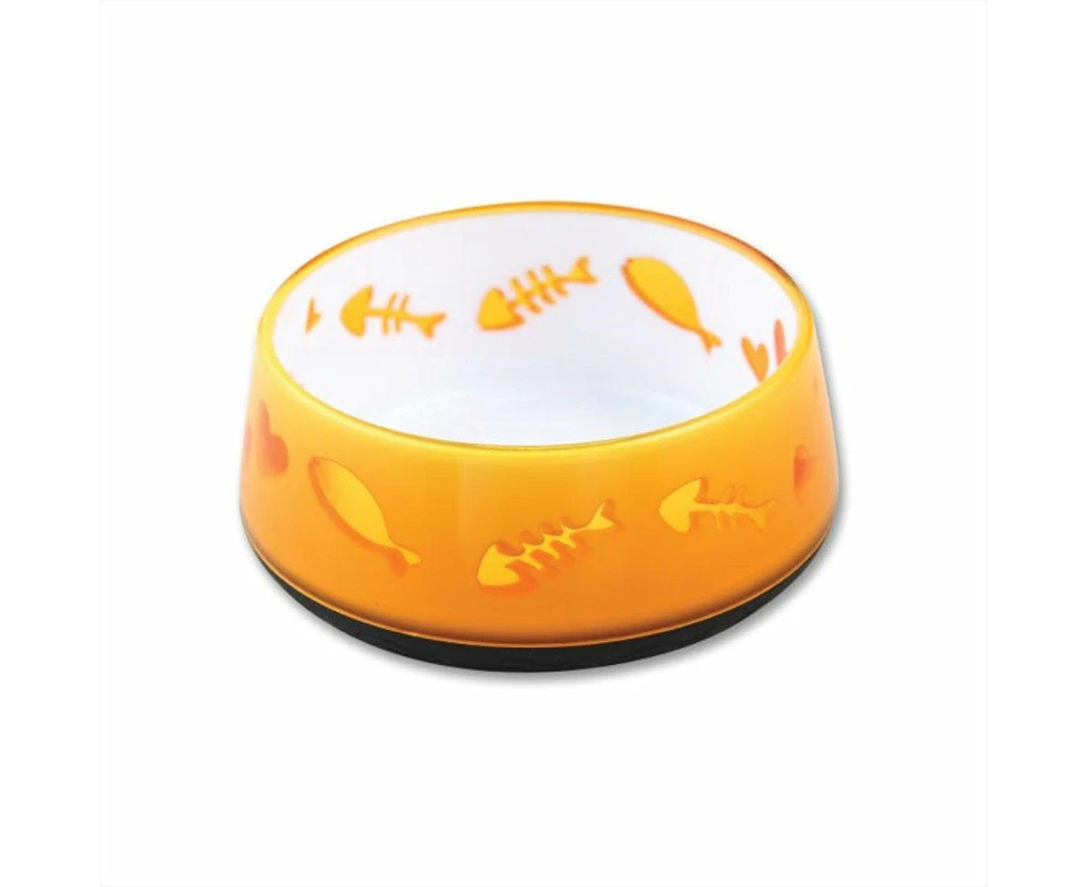 300ml Cat Bowl Orange Love