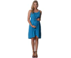 Poppy Girl Maternity Day To Night Dress - Aqua Blue