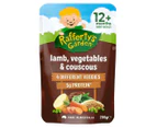 6 x Rafferty's Garden Lumpy Baby Food Pouch Lamb, Vegetables & Couscous 200g