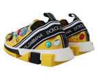 Dolce & Gabbana Exquisite Yellow Techno Fabric Sneakers