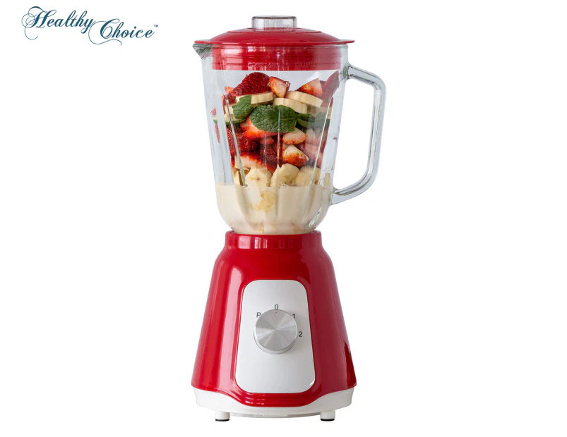 Healthy Choice 1.5L Table Blender - Red