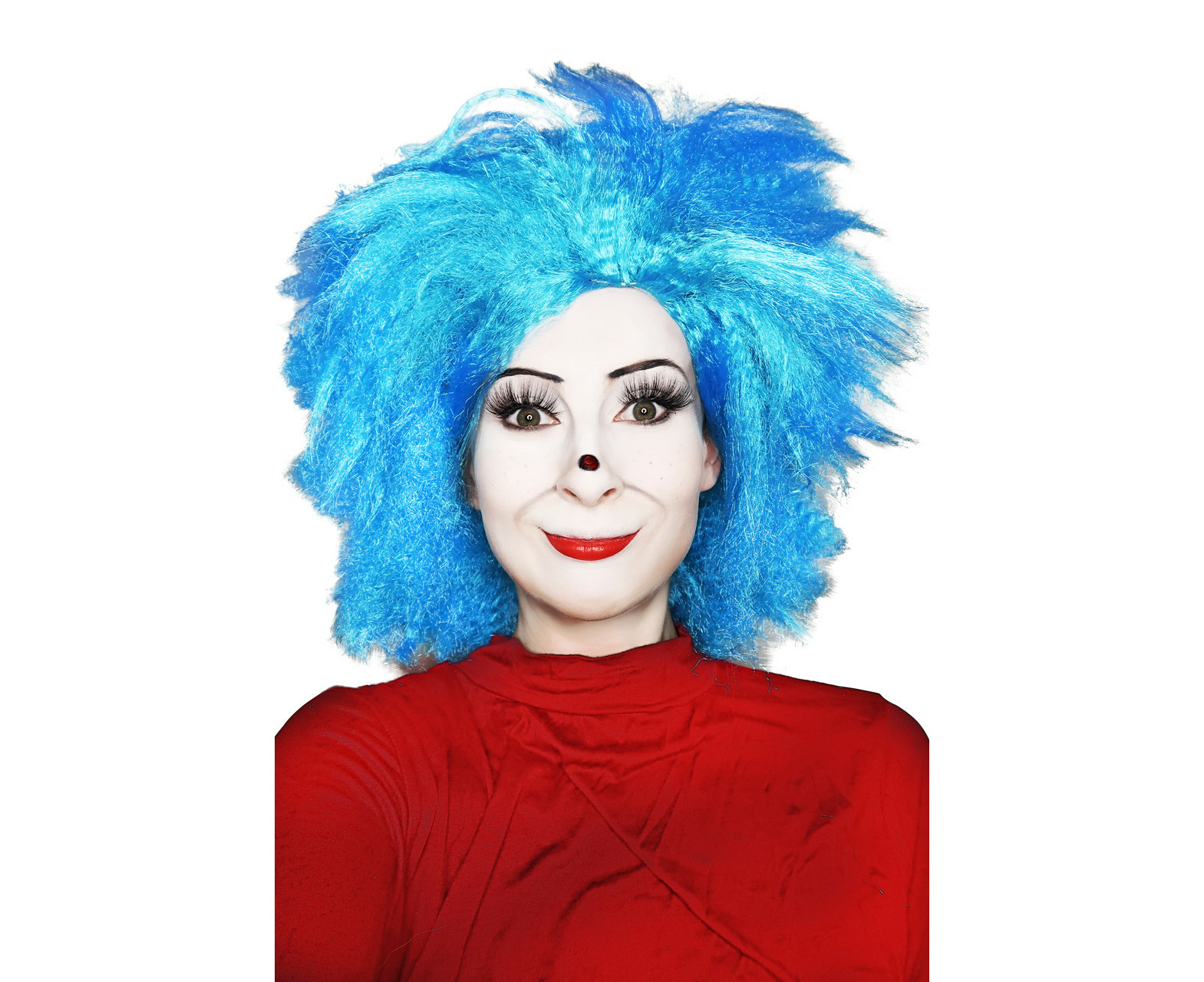 Thing 1 Thing 2 Wig Inspired Blue Dr Seuss Costume Book Week Wigs ...