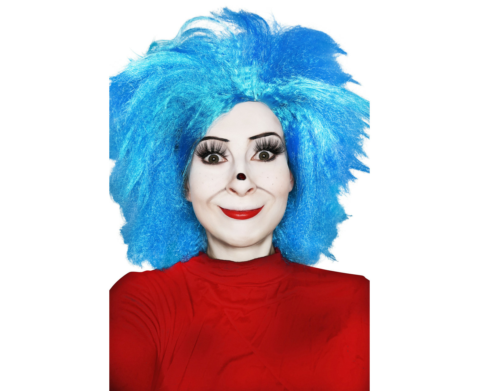 Thing 1 Thing 2 Wig Inspired Blue Dr Seuss Costume Book Week Wigs