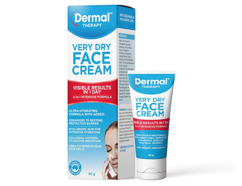 Dermal Therapy Very Dry Face Cream 50g