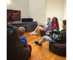 Throne Boss Adult Gaming Bean Bag Chair (Black)