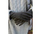 Dents Women's Touchscreen Mid-Arm Thermal Gloves - Charcoal - One Size