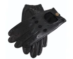 DENTS Premium Kangaroo Leather Unlined Driving Gloves Mens Winter Gift - Black
