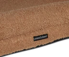 Paws & Claws 103x76cm Winston Orthopaedic Foam Walled Boucle Pet Bed - Camel