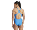 Adidas Women's 3-Stripes Colourblock One-Piece Swimsuit - Bright Royal/Royal Blue