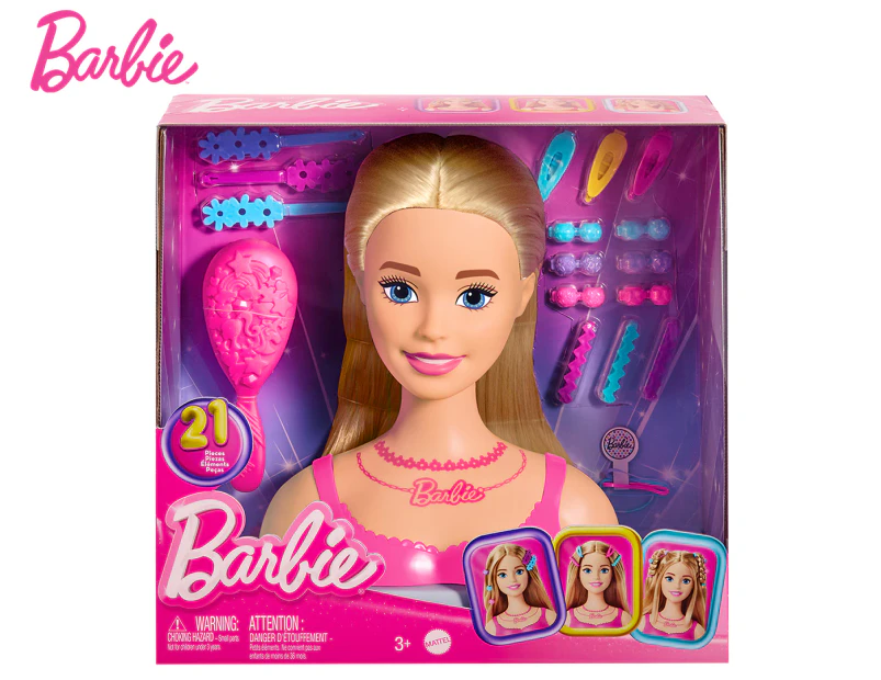 big barbie styling head