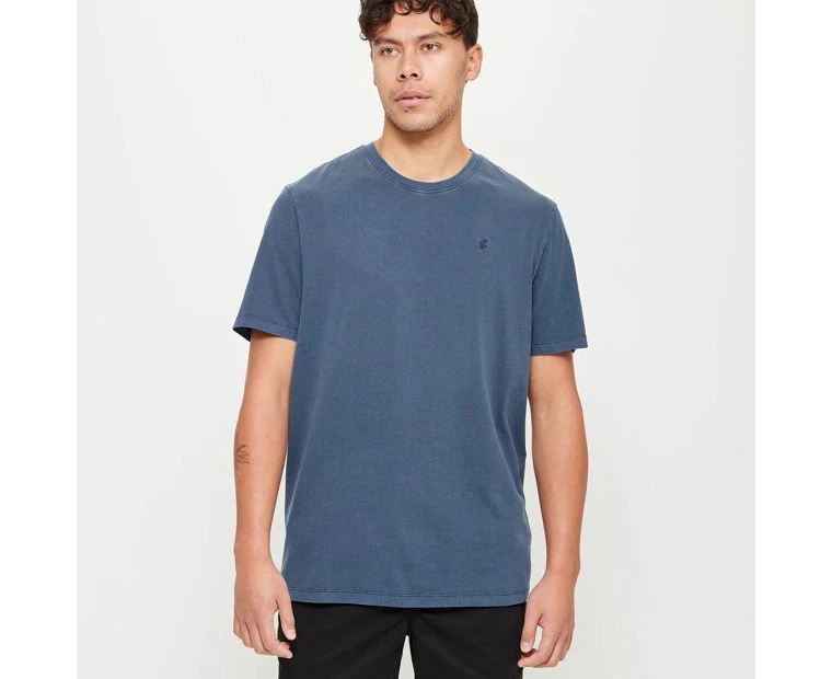 Commons Garment Dyed T-Shirt - Blue