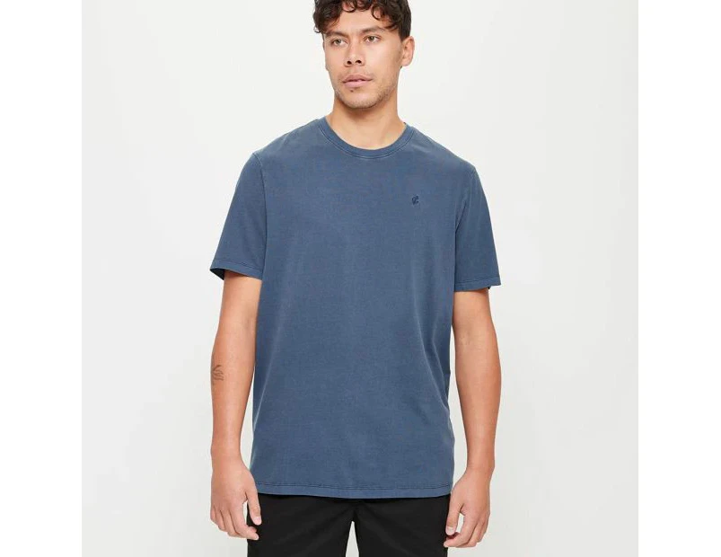 Commons Garment Dyed T-Shirt - Blue