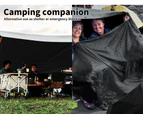 Manan Tarp Tarpaulin 200GSM Camping Heavy Duty Tent Waterproof Cover 2.13x6.1m