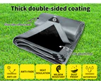 Manan Tarp Tarpaulin 200GSM Camping Heavy Duty Tent Waterproof Cover 2.13x6.1m