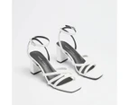 Target Womens Strap Heels - Ankara - White