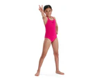 Speedo Girls Medalist Eco Endurance+ One Piece Swimsuit (Pink) - RD2956