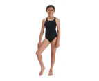 Speedo Girls Medalist Eco Endurance+ One Piece Swimsuit (Black) - RD2956