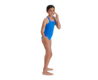 Speedo Girls Medalist Eco Endurance+ One Piece Swimsuit (Bondi Blue) - RD2956