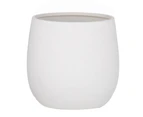 Rogue Tub Flower Pot 20x19cm Modern Ceramic Indoor Plant Pot Home Decor Dreamy White