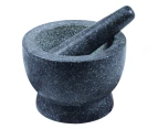 Davis & Waddell Traditional Granite Mortar and Pestle 17cm Unpolished Spice Herb Crusher Grinder