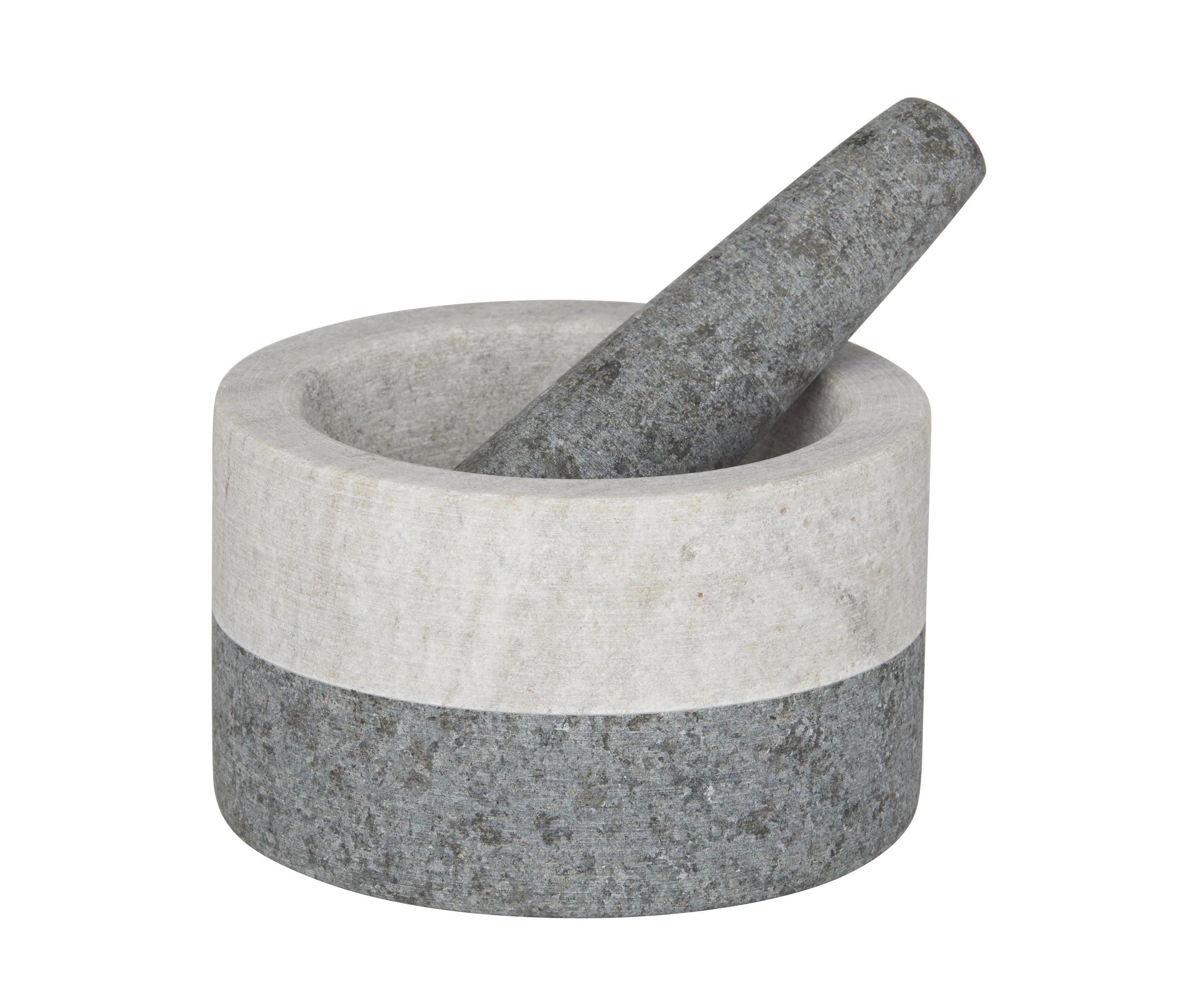 Davis & Waddell Akin Granite/Marble Mortar & Pestle Herb Pounder 13x8cm Grey