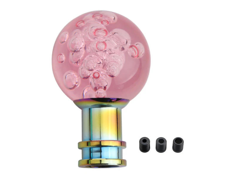 5 Color Universal Car Manual Gear Shifter Ball Transmission Lever Shifter Knob - Pink