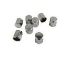 8Pcs Tire Stem for Valve Caps Universal Stem Covers for Cars SUVs Bike Motorcycl - Silver