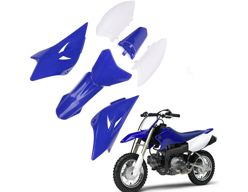 6pcs Plastic Motorcycle Fairing Covers Kit Prevent Silt Replaceable Accessories