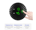 Auto Boat 12V/24V Car Motorcycle Accessories Dashboard Digital Clock LED Display - Green