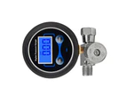 Air Compressor Switch Control Valve 1/4" Pressure Regulator with Pressure Gauge - A